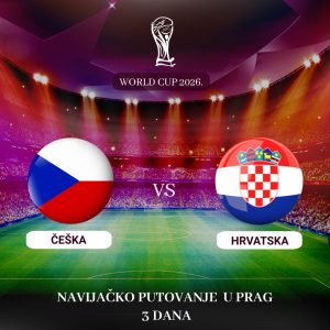 Kvalifikacije u PRAGU: Češka 🆚 HRVATSKA 🇭🇷 - Navijački autobus s uključenom ulaznicom - 3 DANA! 🍺⚽️