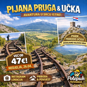 SRCE KVARNERA: Osvajamo VRH Parka Prirode UČKA uz razgled PIJANE PRUGE! 👣😍🏔️