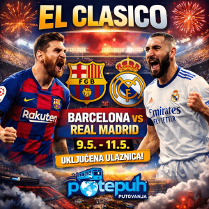 EL CLASICO: Barcelona - Real Madrid - Najveća utakmica na svijetu uz UKLJUČENU ulaznicu | 3 DANA ⚽️🏟️