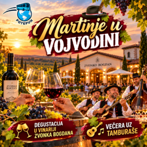 MARITNJE U VOJVODINI: Tamburaši, Grob Đoleta i Vinarija Zvonka Bogdana uz TOP hotel u CENTRU NOVOGA SADA! - 2 dana 🍷🎺